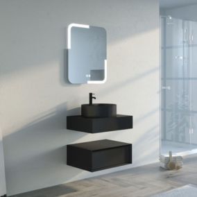 Meuble de salle de bain FABRIANO 600 Noir