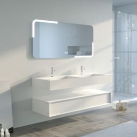 Meuble de salle de bain FLORENTINO 1400B