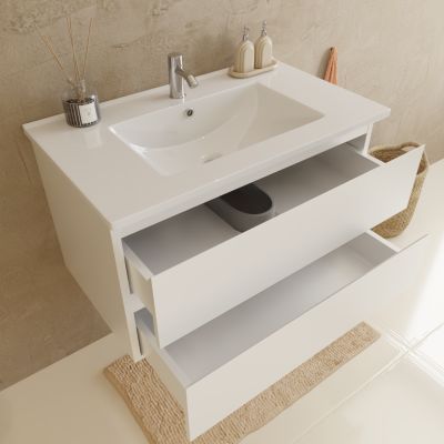Lavabo De Salle De Bain Encastré Ovale Desmo Simas 53 Cm