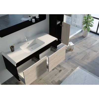 Meuble de salle de bain LUMARZO 1200SC-N