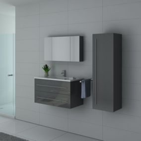 Meuble de salle de bain Nova Gris Taupe