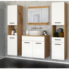 Meuble de Salle de Bain Paris Blanc