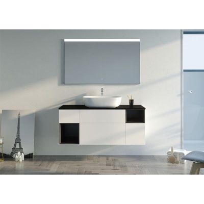 Meuble de salle de bain SORIANO Blanc
