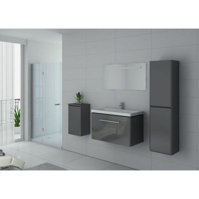 Meuble de salle de bain SORRENTO Gris Taupe