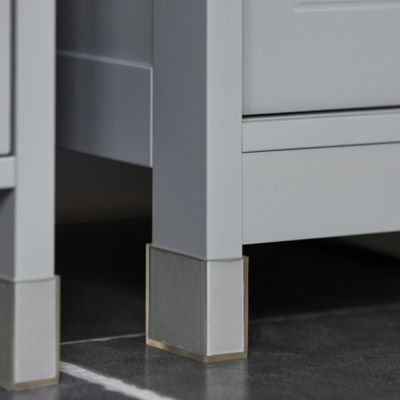Meuble de Salle de Bain sous lavabo, Meuble sous évier, FRG128-II-SG, SoBuy