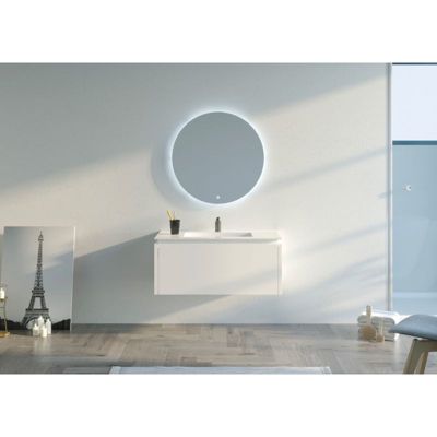Meuble de salle de bain Strano 900 Blanc