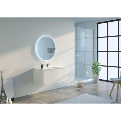 Meuble de salle de bain Strano 900 Blanc