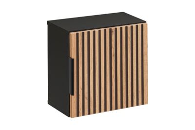 Meuble de salle de bain à suspendre XILO NOIR CHÊNE 35/35 cm