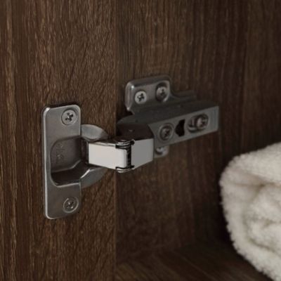 Meuble De Salle De Bain Suspendu 150 Cm 2 Portes + 2 Tiroirs Noyer Avec 2 Lavabos À Poser - Sienne
