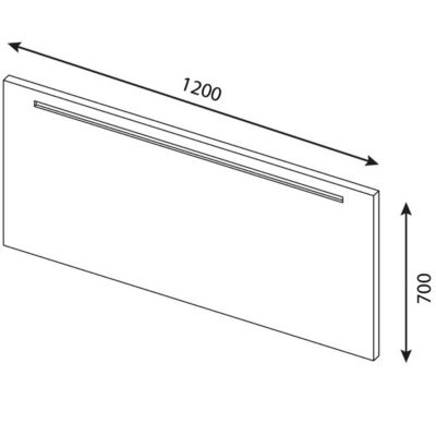 Meuble de salle de bain suspendu 2 vasques à poser 120cm 1 tiroir Chêne cannelé + miroir - Venice