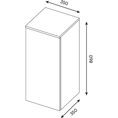 Meuble de salle de bain suspendu double vasque intégrée 140cm 2 tiroirs Terracotta + miroir + colonne ouverture droite - Soho