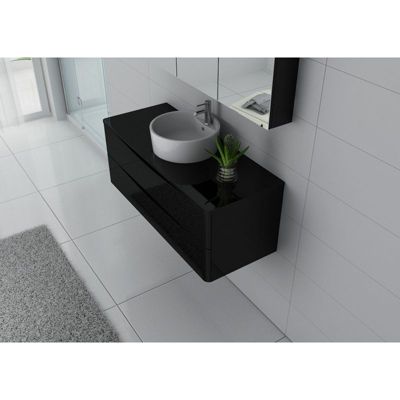 Meuble de salle de bain Terranova 1200 Noir