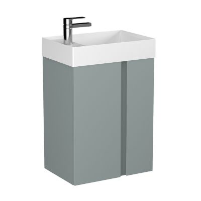 Meuble de salle de bain UNIQ 49 x 34,5 x 63 cm en plusieurs couleurs - Vert