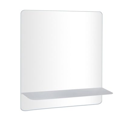 Meuble de Salle de Bain WILL - Plan suspendu 60 cm + Vasque + Miroir + Meuble tiroir + Equerres