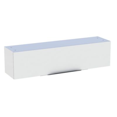 Meuble de salle de bains haut blanc brillant l.120 x H.30 x P.30 cm, Pamili