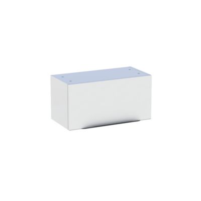 Meuble de salle de bains haut blanc brillant l.60 x H.30 x P.30 cm, Pamili