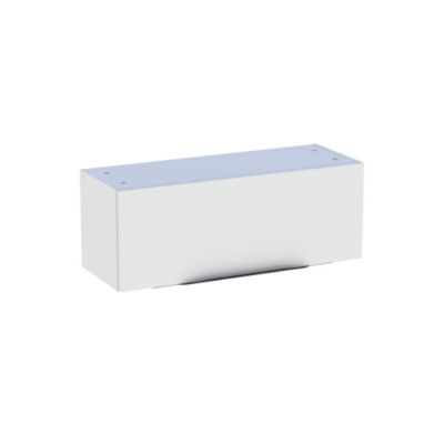 Meuble de salle de bains haut blanc brillant l.80 x H.30 x P.30 cm, Pamili