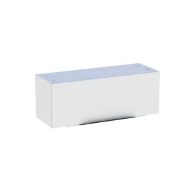 Meuble de salle de bains haut blanc brillant l.80 x H.30 x P.30 cm, Pamili