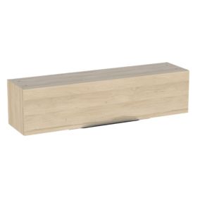 Meuble de salle de bains haut effet bois l.120 x H.30 x P.30 cm, Pamili