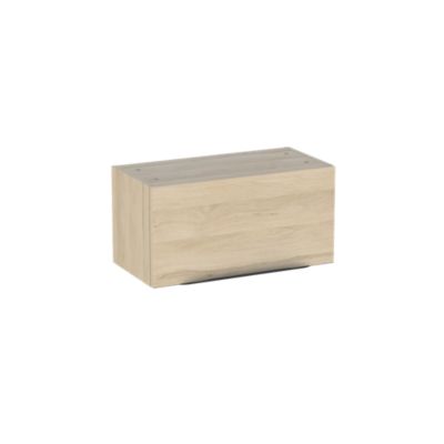Meuble de salle de bains haut effet bois l.60 x H.30 x P.30 cm, Pamili