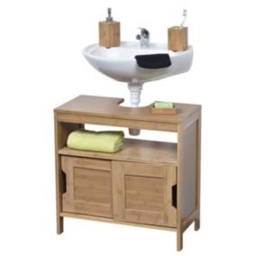 Meuble dessous lavabo en Bambou