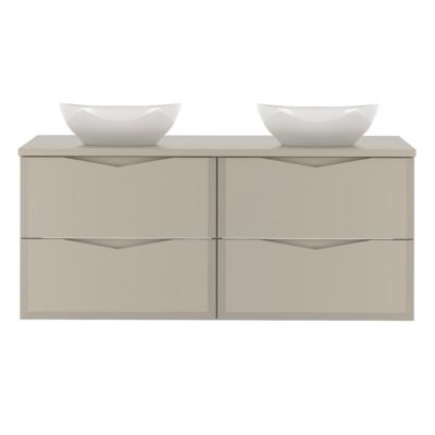 Meuble double vasque 120cm Ellie Cachemire