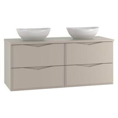 Meuble double vasque 120cm Ellie Cachemire
