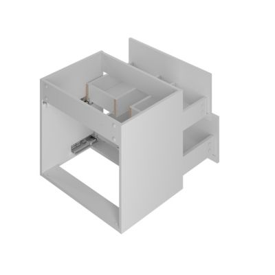 Meuble double vasque 120cm Izae Blanc