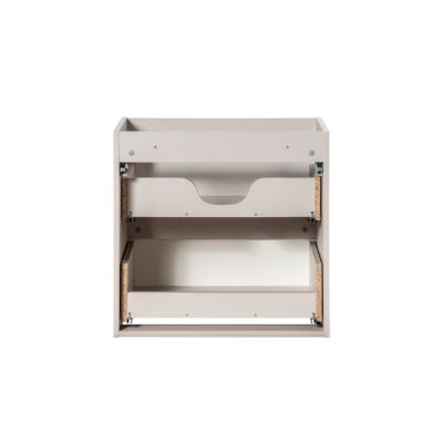 Meuble double vasque 140cm 4 tiroirs Riva Cachemire et Bois