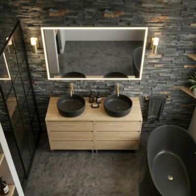 Meuble Vasque à Poser 100 Cm | Chtoby Pomnili