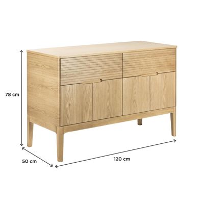 Meuble double + vasque + robinet ALASKA