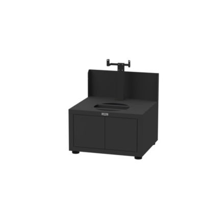 MEUBLE EGG 80 X 70 CM NOIR Le Marquier