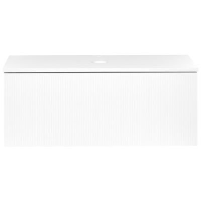 Meuble haut ALZIRA 100 cm 52 cm 40 cm Blanc