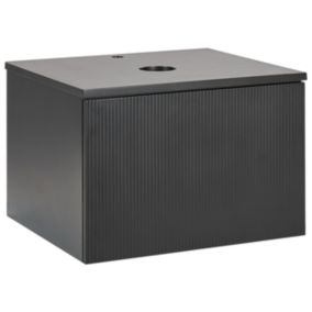 Meuble haut ALZIRA 60 cm 52 cm 40 cm Noir