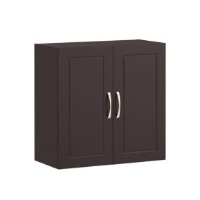 Meuble Haut Armoire de Toilettes Salle de Bain 2 Portes, FRG231-BR, SoBuy