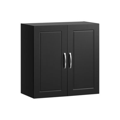 Meuble Haut Armoire de Toilettes Salle de Bain Suspendue, 2 Portes, FRG231-SCH, SoBuy