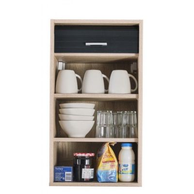 Meuble haut chêne SIMMOB COOK074CNN Noir 40x35x72 cm