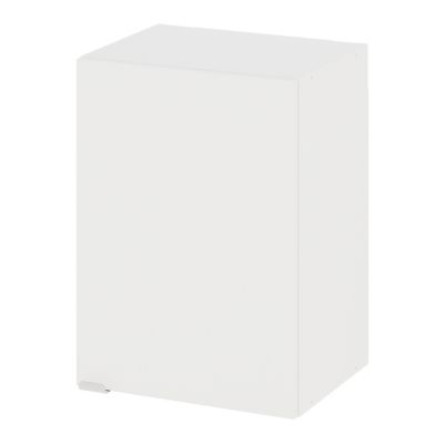 Meuble haut de cuisine 1 porte blanc l.40 x H.55 cm Izee