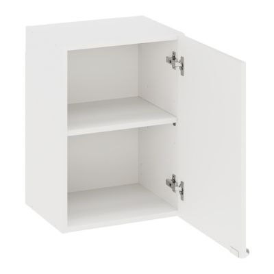 Meuble haut de cuisine 1 porte blanc l.40 x H.55 cm Izee