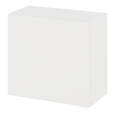 Meuble haut de cuisine 1 porte blanc l.60 x H.55 cm Izee