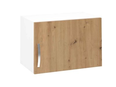 Meuble haut de cuisine avec 1 porte coloris Chêne Albar  - Hauteur 40 x Longueur 60 x profondeur 35 cm