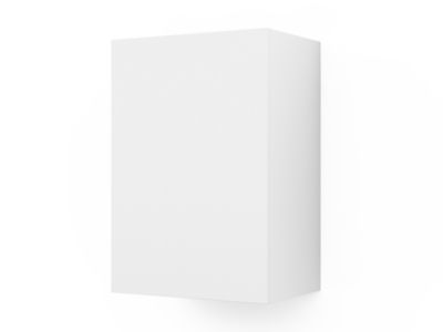 Meuble haut de cuisine avec 1 porte GoodHome Stevia blanc mat l.50 x H.72 cm