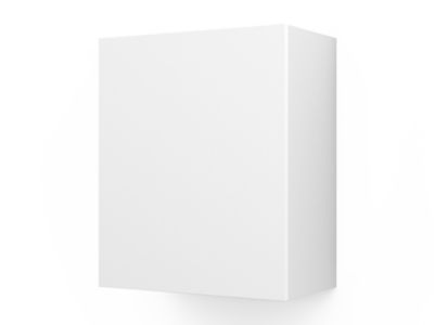Meuble haut de cuisine avec 1 porte GoodHome Stevia blanc mat l.60 x H.72 cm