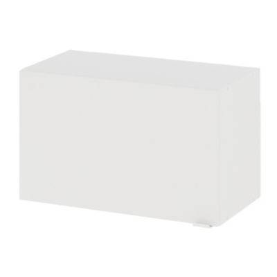 Meuble haut de cuisine pour hotte 1 porte blanc l.60 x H.38 cm Izee