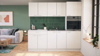 Meuble haut de cuisine Primalight 2 portes L. 80 cm blanc
