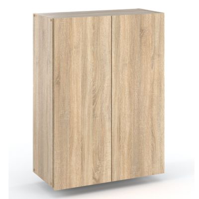 Meuble Haut de salle de bain Chêne Sonoma 60 cm, armoire murale au-dessus de la machine à laver , colonne