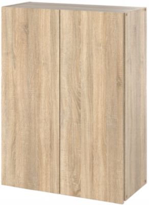 Meuble Haut de salle de bain Chêne Sonoma 60 cm, armoire murale au-dessus de la machine à laver , colonne