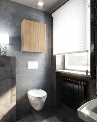 Meuble Haut de salle de bain Chêne Sonoma 60 cm, armoire murale au-dessus de la machine à laver , colonne