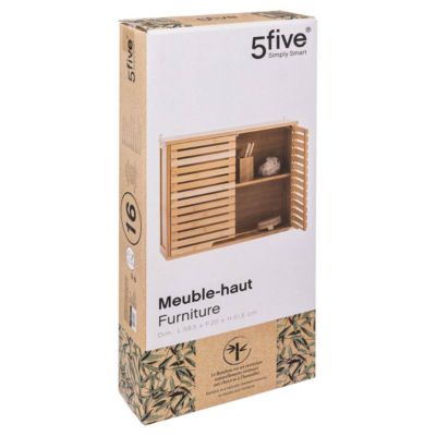 Meuble haut à suspendre "Sicela" bambou - 5 five simply smart
