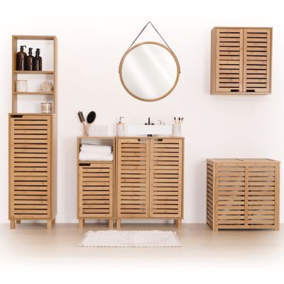 Meuble haut à suspendre "Sicela" bambou - 5 five simply smart